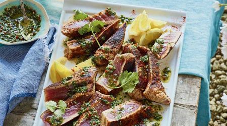 Moroccan tuna with chermoula