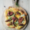 Fig, Gorgonzola and fennel flower pizzette