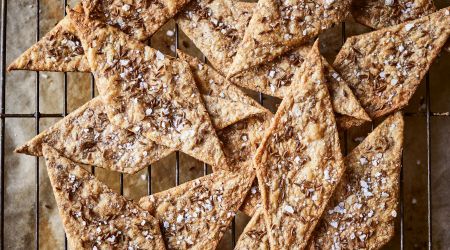Lentil seed and Pepper Crackers