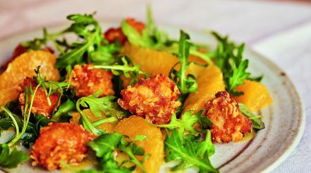 Crispy Fried Manchego Salad Manchego 0011