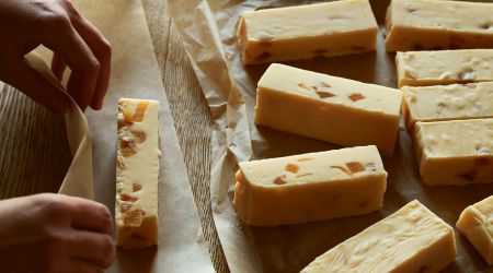 Sugar and Spice White Chocolate and Ginger Fudge