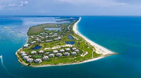 South Seas Island Resort Aerial