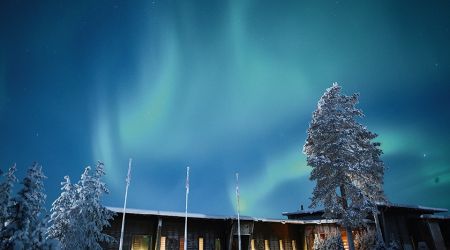 Finland Auroras above 8