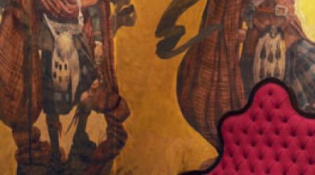 The  Grill At  The  Dorchester   Mural   Bonquette ( High  Res   Portrait)